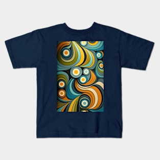 Embrace Nature with Greenbubble’s Abstract Organic Pattern Kids T-Shirt